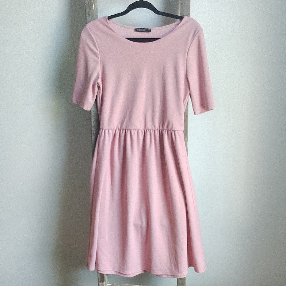 Mikarose Soft Pink Midi Dress